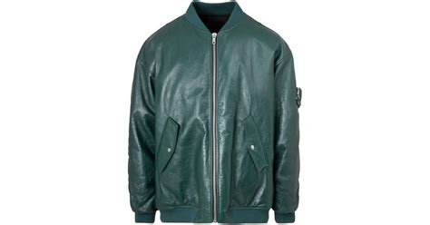 green prada leather jacket|prada bomber jacket for men.